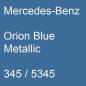 Preview: Mercedes-Benz, Orion Blue Metallic, 345 / 5345.